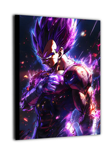 Vegeta Dragon Ball Art | Acrylic, Metal & Canvas - Snapping Turtle Gallery