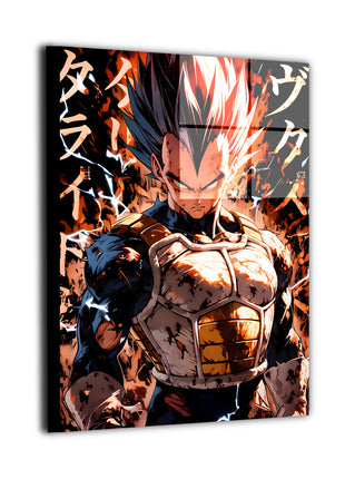 Vegeta Wall Art | Dragon Ball Ultra-HD Acrylic, Metal & Canvas Print - Snapping Turtle Gallery