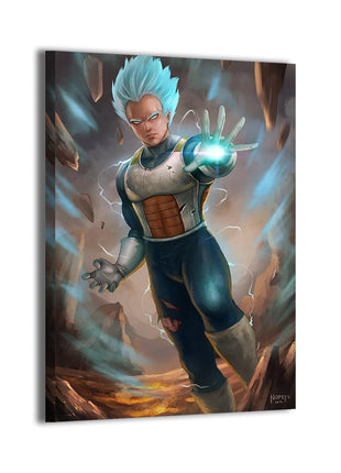 Vegeta Wall Art | Dragon Ball Super HD Acrylic, Metal & Canvas Print - Snapping Turtle Gallery