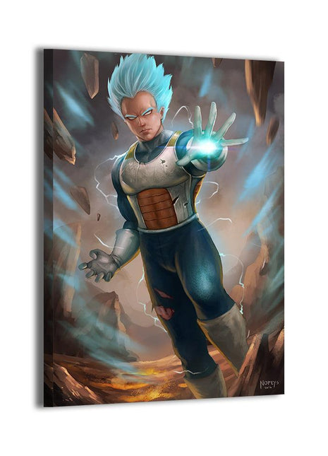 Vegeta Wall Art | Dragon Ball Super HD Acrylic, Metal & Canvas Print - Snapping Turtle Gallery