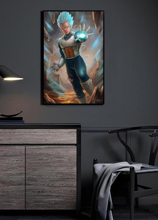 Vegeta Wall Art | Dragon Ball Super HD Acrylic, Metal & Canvas Print - Snapping Turtle Gallery