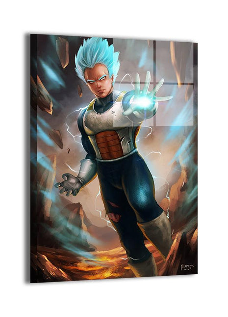 Vegeta Wall Art | Dragon Ball Super HD Acrylic, Metal & Canvas Print - Snapping Turtle Gallery