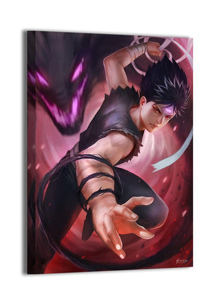 Hiei Wall Art | Yu Yu Hakusho Acrylic, Metal & Canvas Print - Snapping Turtle Gallery
