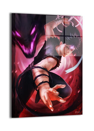 Hiei Wall Art | Yu Yu Hakusho Acrylic, Metal & Canvas Print - Snapping Turtle Gallery