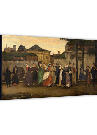Festival March Wall Art | Vintage Village HD Acrylic, Metal & Canvas - Snapping Turtle Gallery