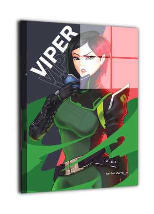 Viper Wall Art | Valorant Ultra-HD Acrylic, Metal & Canvas Print - Snapping Turtle Gallery