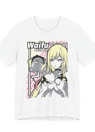 Waifu Push-Up Pop Art Anime Shirt | Anime Girl Tee - Snapping Turtle Gallery