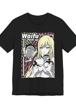 Waifu Push-Up Pop Art Anime Shirt | Anime Girl Tee - Snapping Turtle Gallery