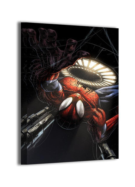 Spider-Man Wall Crawler angled reflective wall art by Jimbo Salgado