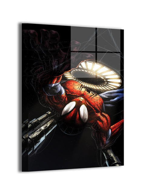 Spider-Man Wall Crawler reflective wall art by Jimbo Salgado