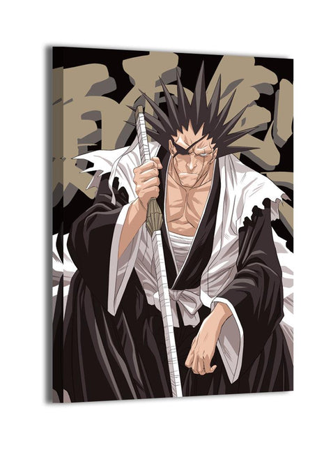 Warlord of Zaraki Kenpachi Bleach wall art alternate view