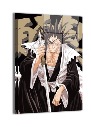 Warlord of Zaraki Kenpachi Bleach wall art by Ryan Pasibe