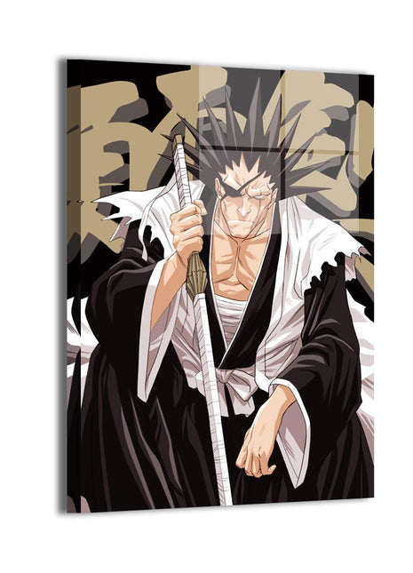 Warlord of Zaraki Kenpachi Bleach wall art by Ryan Pasibe