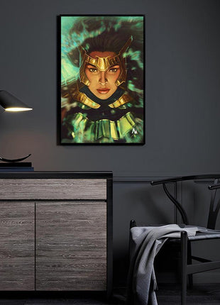 Wave Pearl Pangan X-Men Marvel Art | Acrylic, Metal & Canvas - Snapping Turtle Gallery