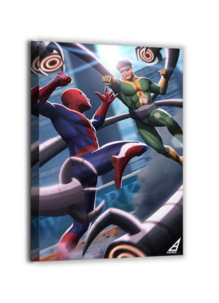 Spider-Man vs Doctor Octopus Acrylic wall art mockup