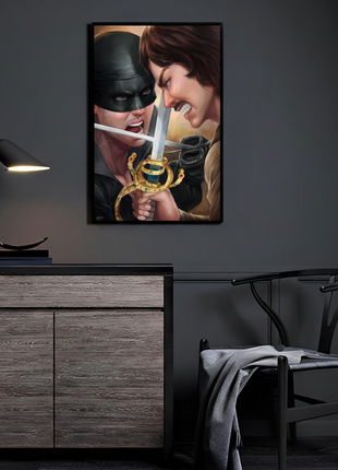 Westley & Inigo Montoya Art | Princess Bride Acrylic, Metal & Canvas - Snapping Turtle Gallery
