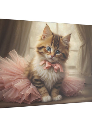 Whimsical Grace – Cat in a Tutu Wall Art | STG Collection [variant_option1] Print, Premium Wall Art by Snapping Turtle Gallery