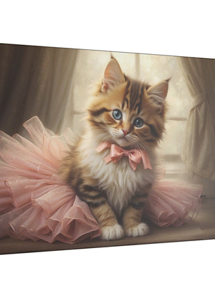 Whimsical Grace – Cat in a Tutu Wall Art | STG Collection [variant_option1] Print, Premium Wall Art by Snapping Turtle Gallery