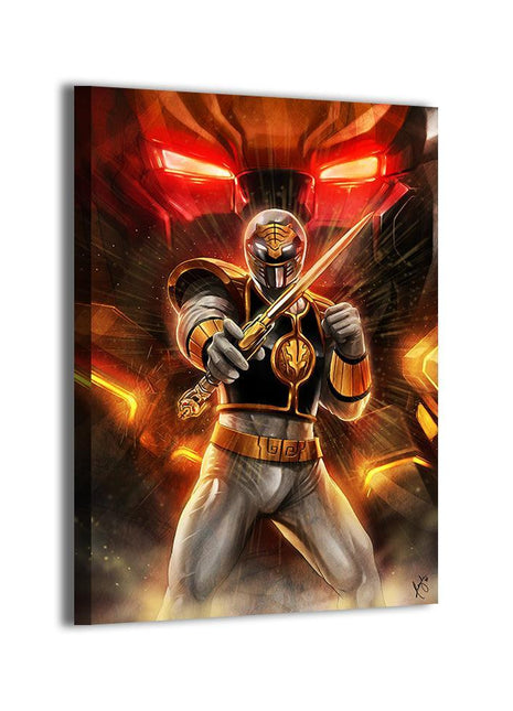 White Ranger Wall Art | Power Rangers HD Acrylic, Metal & Canvas Print - Snapping Turtle Gallery