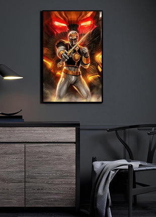 White Ranger Wall Art | Power Rangers HD Acrylic, Metal & Canvas Print - Snapping Turtle Gallery