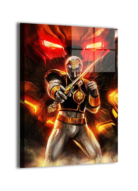 White Ranger Wall Art | Power Rangers HD Acrylic, Metal & Canvas Print - Snapping Turtle Gallery