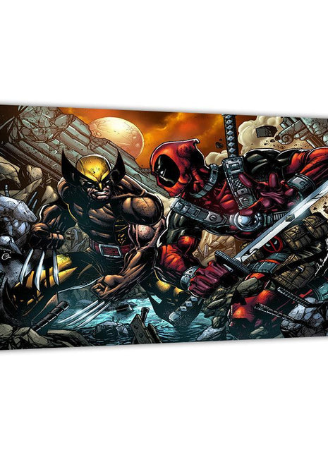 Wolverine & Deadpool Wall Art | Marvel Fan Art | Snapping Turtle Gallery [variant_option1] Print, Premium Wall Art by Snapping Turtle Gallery