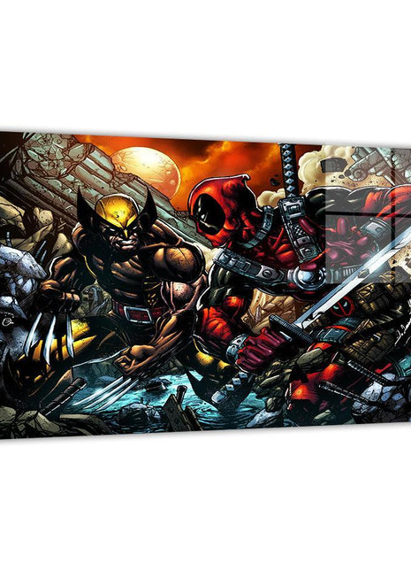 Wolverine & Deadpool Wall Art | Marvel Fan Art | Snapping Turtle Gallery [variant_option1] Print, Premium Wall Art by Snapping Turtle Gallery