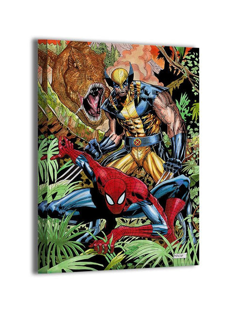 Wolverine & Spider-Man Wall Art | Marvel Fan Art | Snapping Turtle Gallery [variant_option1] Print, Premium Wall Art by Snapping Turtle Gallery