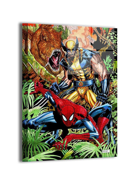 Wolverine & Spider-Man Wall Art | Marvel Fan Art | Snapping Turtle Gallery [variant_option1] Print, Premium Wall Art by Snapping Turtle Gallery