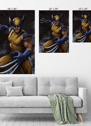 Wolverine X-Men Wall Art | Marvel Ultra-HD Acrylic, Metal & Canvas - Snapping Turtle Gallery