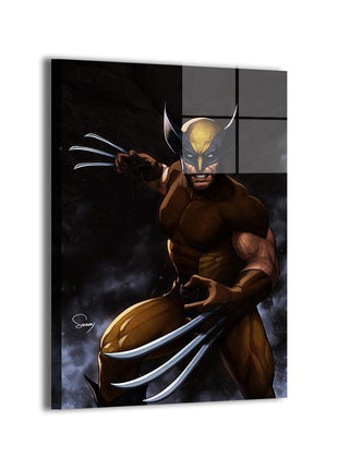 Wolverine Brown Suit X-Men Wall Art | Ultra-HD Acrylic, Metal & Canvas - Snapping Turtle Gallery