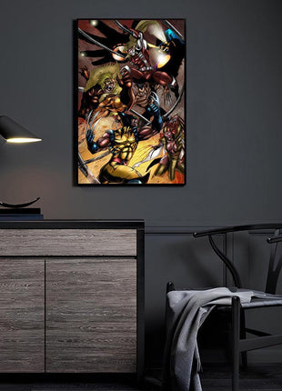 Wolverine Wall Art | X-Men Danger Room Acrylic, Metal & Canvas Print - Snapping Turtle Gallery