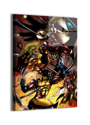 Wolverine Wall Art | X-Men Danger Room Acrylic, Metal & Canvas Print - Snapping Turtle Gallery