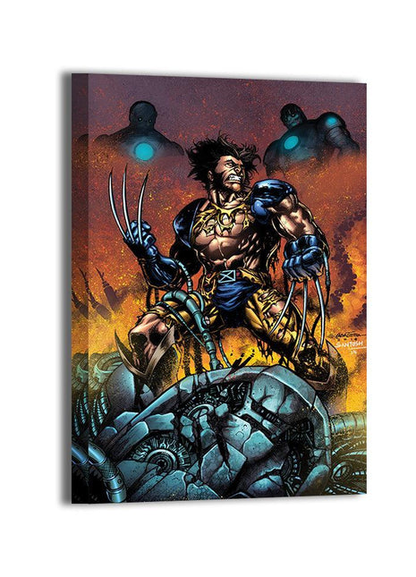 Wolverine vs Sentinels Wall Art | Marvel Fan Art | Snapping Turtle Gallery [variant_option1] Print, Premium Wall Art by Snapping Turtle Gallery