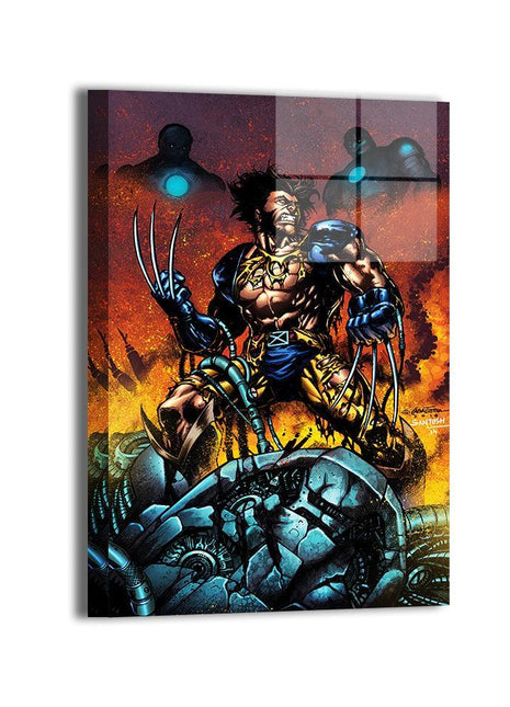 Wolverine vs Sentinels Wall Art | Marvel Fan Art | Snapping Turtle Gallery [variant_option1] Print, Premium Wall Art by Snapping Turtle Gallery