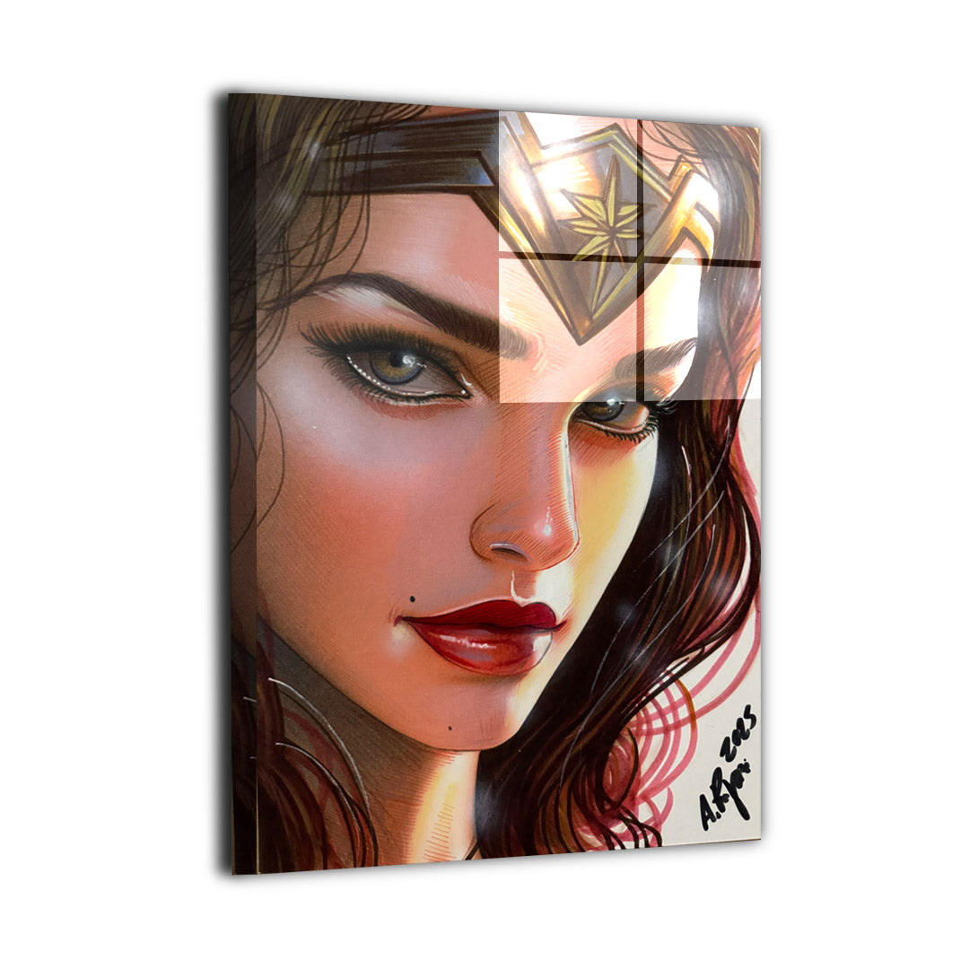Wonder Woman Wall Art | Aurelio Rigoni Acrylic, Metal & Canvas Print, Shop Wonder Woman Diana Prince DC wall art by Aurelio Rigoni. Ultra-HD Acrylic, HD Metal & Canvas prints. Fast US shipping. Buy 3 Get 1 FREE! Order today., [-Snapping Turtle Gallery