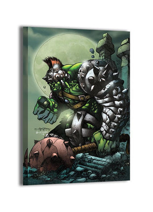 World War Hulk Wall Art | Marvel Fan Art | Snapping Turtle Gallery [variant_option1] Print, Premium Wall Art by Snapping Turtle Gallery