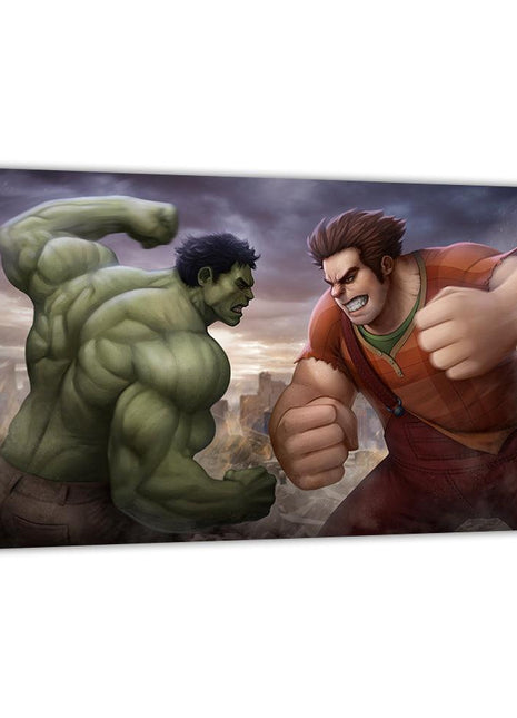 Wreck-It Ralph Hulk Crossover Wall Art | HD Acrylic, Metal & Canvas - Snapping Turtle Gallery