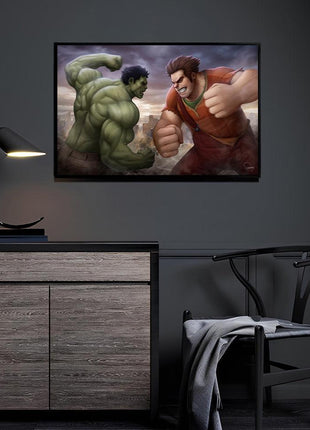 Wreck-It Ralph Hulk Crossover Wall Art | HD Acrylic, Metal & Canvas - Snapping Turtle Gallery