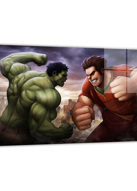 Wreck-It Ralph Hulk Crossover Wall Art | HD Acrylic, Metal & Canvas - Snapping Turtle Gallery