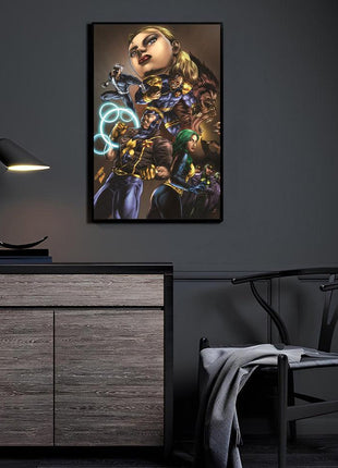 X-Factor Wall Art | Factor Strike Team Comic Art | Snapping Turtle Gallery - Snapping Turtle Gallery
