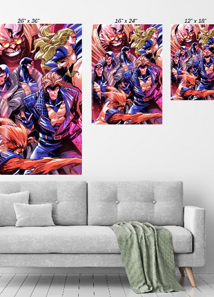 X-Factor Wall Art | Mutant Squad Unleashed | Snapping Turtle Gallery - Snapping Turtle Gallery