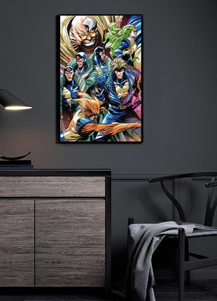 X-Factor Wall Art | Mutant Vanguard | Snapping Turtle Gallery - Snapping Turtle Gallery