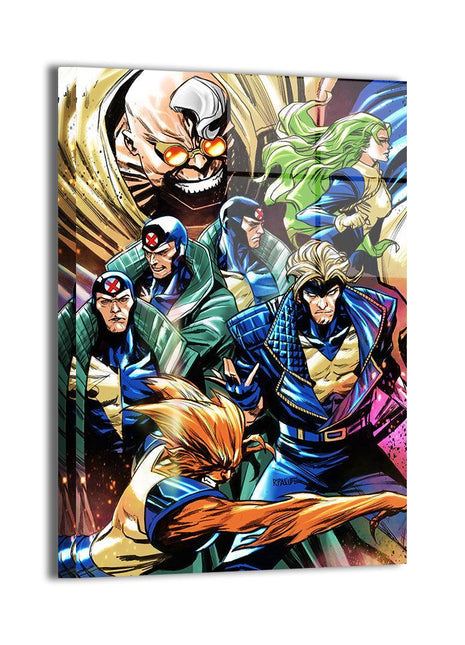 X-Factor Wall Art | Mutant Vanguard | Snapping Turtle Gallery - Snapping Turtle Gallery