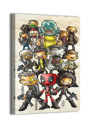 X-Force Wall Art | Marvel Ultra-HD Acrylic, Metal & Canvas Print - Snapping Turtle Gallery