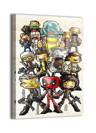 X-Force Wall Art | Marvel Ultra-HD Acrylic, Metal & Canvas Print - Snapping Turtle Gallery