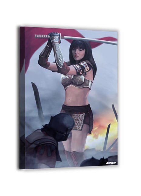 Xena Wall Art | Xena: Warrior Princess Fan Art | Snapping Turtle Gallery [variant_option1] Print, Premium Wall Art by Snapping Turtle Gallery