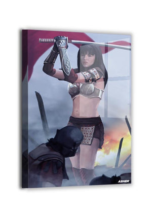 Xena Wall Art | Warrior Princess HD Acrylic, Metal & Canvas Print - Snapping Turtle Gallery