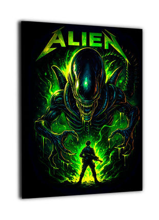 Perfect Organism Emerges Xenomorph Wall Art