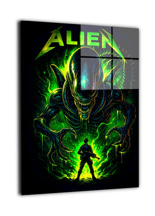 Perfect Organism Emerges Xenomorph Wall Art